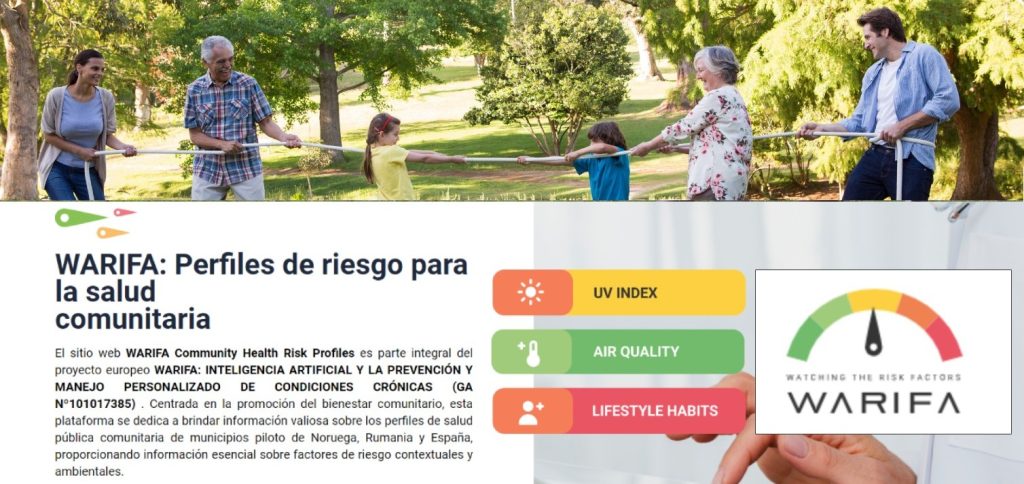 El Proyecto Warifa ha anunciado una nueva web sobre perfiles comunitarios de salud pública en municipios piloto de Noruega, Rumanía y España